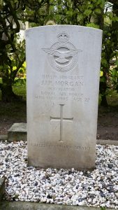 John Morgan's gravestone in Sleen cemetery